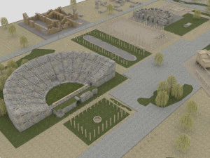 aphrodisias ancient city - antique 3D Model