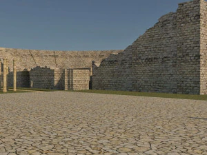aphrodisias ancient city - antique 3D Model
