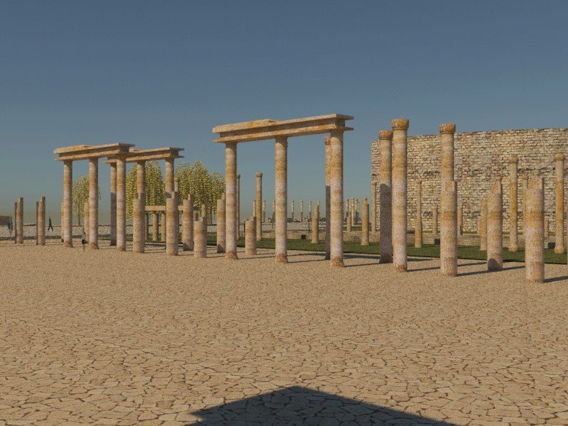 Building in turkey monolith. античный 3.