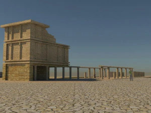 aphrodisias ancient city - antique 3D Model