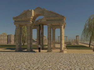 aphrodisias ancient city - antique 3D Model