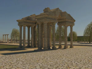 aphrodisias ancient city - antique 3D Model