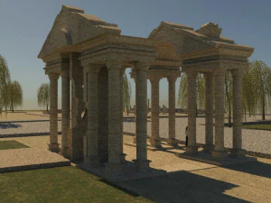 aphrodisias ancient city - antique 3D Model