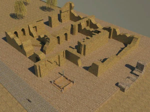 aphrodisias ancient city - antique 3D Model