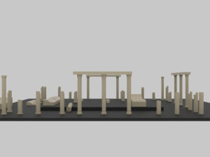 Aphrodisias ancient city - stl 3D Model