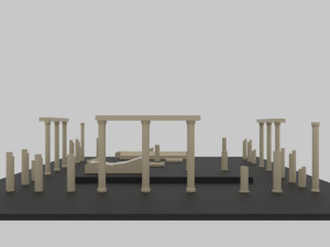 Aphrodisias ancient city - stl Modèle 3D