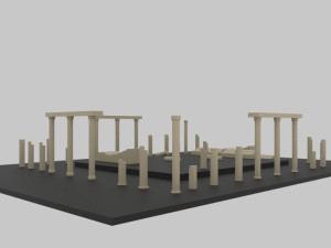 Aphrodisias ancient city - stl Modèle 3D