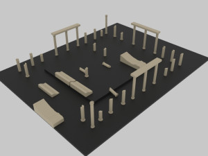 Aphrodisias ancient city - stl Modèle 3D