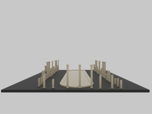 Aphrodisias ancient city - stl Modèle 3D
