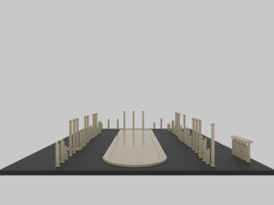 Aphrodisias ancient city - stl Modèle 3D