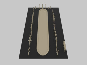 Aphrodisias ancient city - stl Modèle 3D