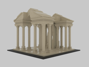 Aphrodisias ancient city - stl Modèle 3D