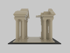 Aphrodisias ancient city - stl Modèle 3D