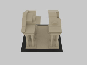 Aphrodisias ancient city - stl Modèle 3D