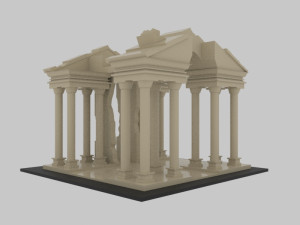 Aphrodisias ancient city - stl Modèle 3D