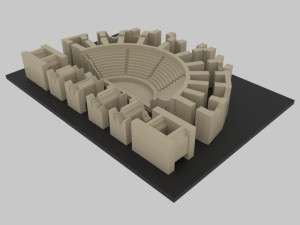 Aphrodisias ancient city - stl Modèle 3D