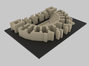 Aphrodisias ancient city - stl Modèle 3D