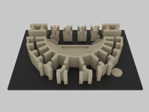 Aphrodisias ancient city - stl Modèle 3D