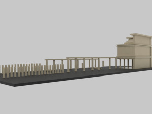 Aphrodisias ancient city - stl Modèle 3D
