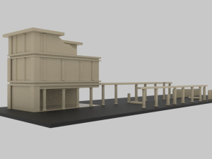 Aphrodisias ancient city - stl Modèle 3D