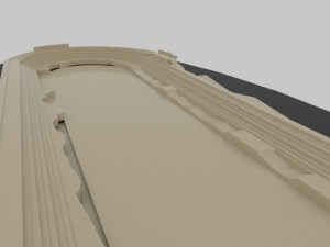 Aphrodisias ancient city - stl Modèle 3D