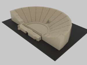 Aphrodisias ancient city - stl Modèle 3D
