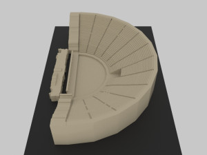Aphrodisias ancient city - stl Modèle 3D