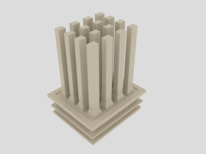 Aphrodisias ancient city - stl Modèle 3D