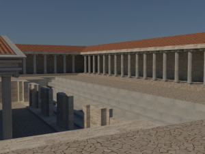 Aphrodisias ancient city - aphrodit temple - orginal Modelo 3D