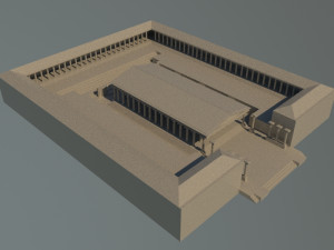 Aphrodisias ancient city - aphrodit temple - orginal Modelo 3D