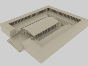 Aphrodisias ancient city - aphrodit temple - orginal Modelo 3D