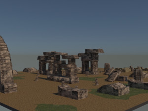 Blaundus ancient city Model 3D