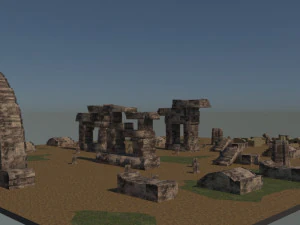Blaundus ancient city 3D Model