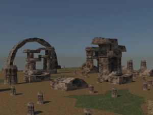 Blaundus ancient city 3D Model