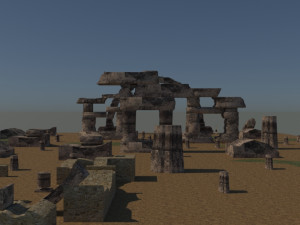 Blaundus ancient city Model 3D