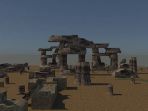 Blaundus ancient city 3D Model