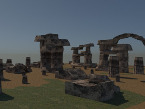 Blaundus ancient city Model 3D