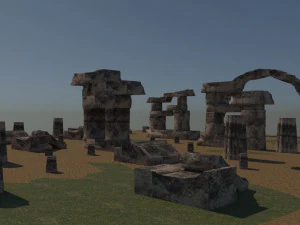Blaundus ancient city 3D Model