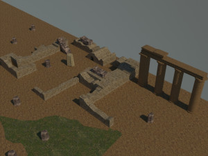 Blaundus ancient city Model 3D