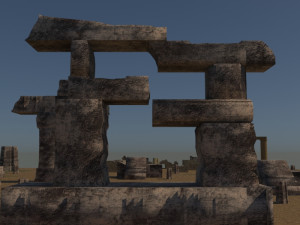 Blaundus ancient city Model 3D