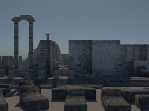 Didyma ancient city - apollon temple - antique Modèle 3D