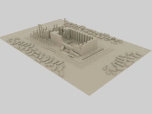Didyma ancient city - apollon temple - antique 3D Model
