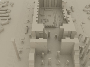 Didyma ancient city - apollon temple - antique Modèle 3D