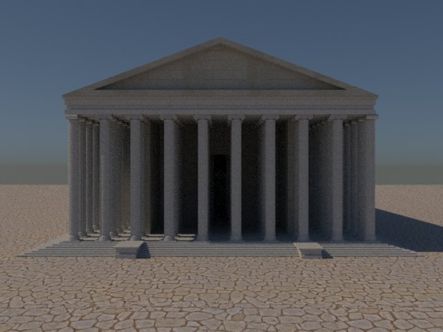 Didyma ancient city - apollon tapna - orjinal 3D Model .c4d .max .obj .3ds .fbx .stl .blend 
