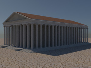 Didyma ancient city - apollon tapna - orjinal 3D Model