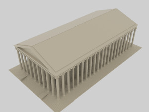 Didyma ancient city - apollon tapna - orjinal 3D Model