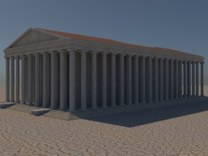 Didyma ancient city - apollon temple 2 - orginal 3D Модель