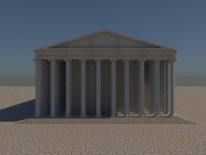 Didyma ancient city - apollon temple 2 - orginal 3D Модель