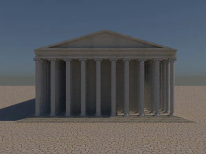 Didyma ancient city - apollon temple 2 - orginal 3D Model
