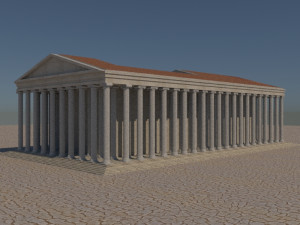 Didyma ancient city - apollon temple 2 - orginal 3D Модель